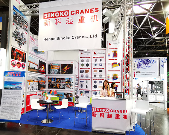 Report on the first day of Sinokocranes participation in METEC exhibition in Germany