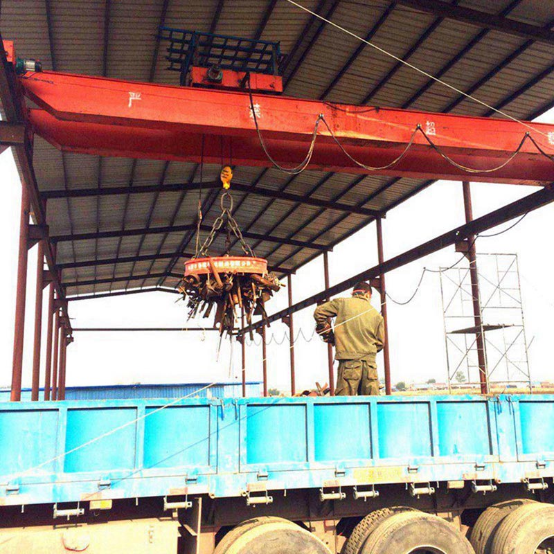 Steel Scrap Handling Electromagnet Overhead Crane