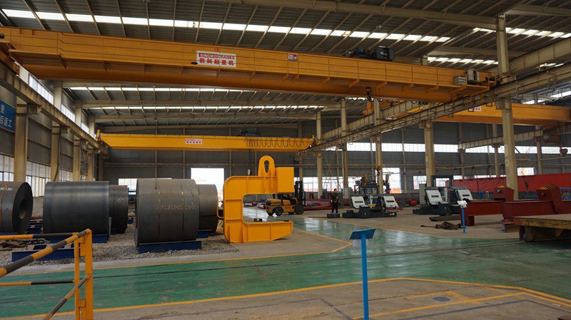 Steel Mill Used High Quality Double Girder Overhead Crane with Electric Hoist