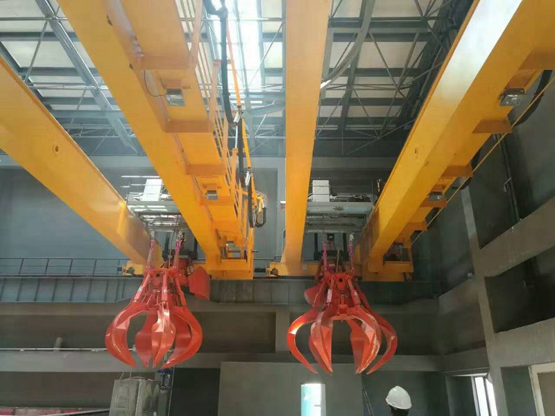 Garbage Grab Overhead Crane