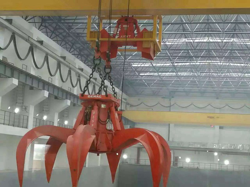 Automatic And Half Automatic Control Waste Handling Cranes For Garbage Power Station
