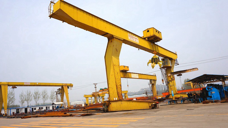 Grab Gantry Crane for Steel Scrap Yard