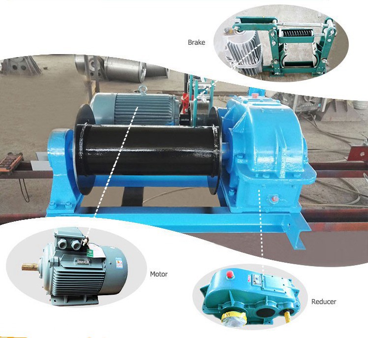 JM Type Low Speed Electric Winch