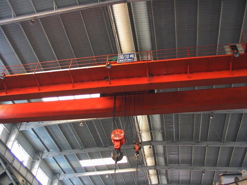 Double Girder Overhead Crane with Electric Hoist