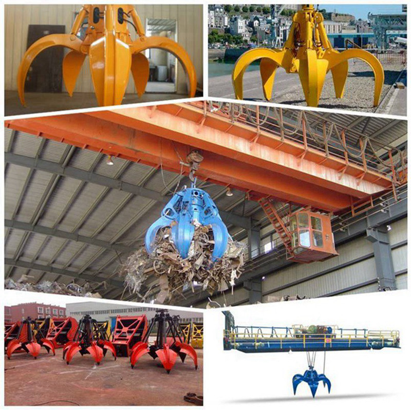 Steel Scrap Grab Overhead Crane