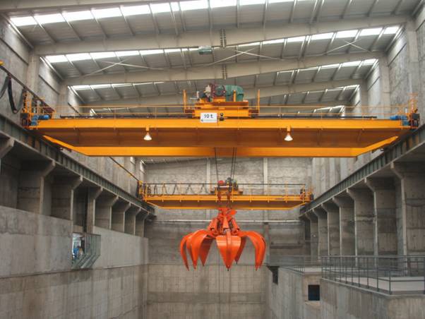 Steel Scrap Grab Overhead Crane