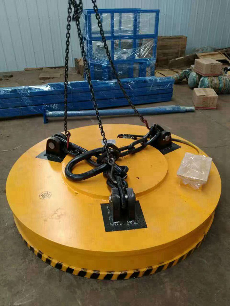 electromagnet crane steel foundry