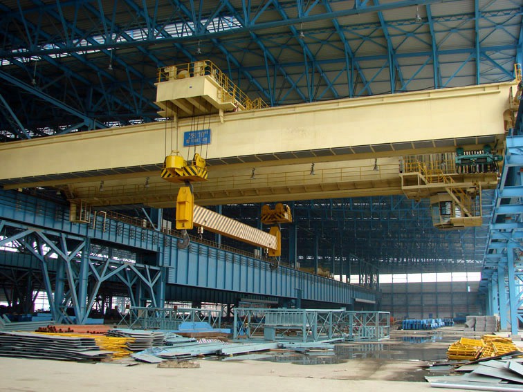 QL Double Girder Bridge Crane with Carrier-beam Used in Steel Mill