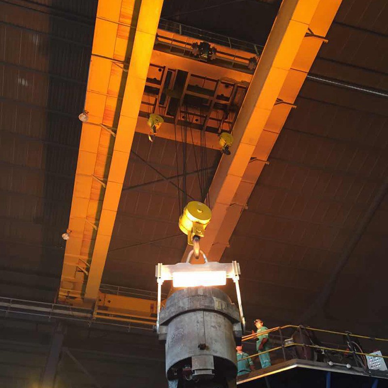Steel Mill Used Double Girder Overhead Casting Crane