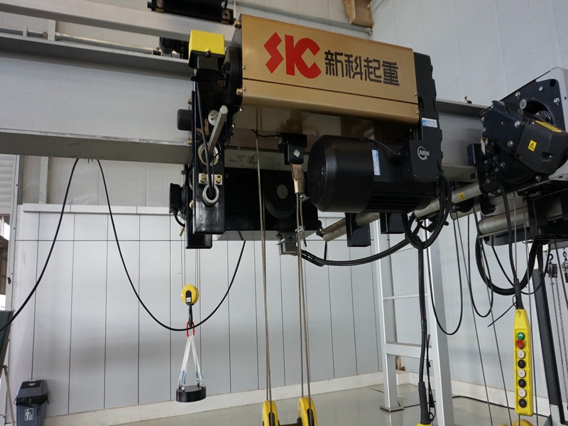 Electric Wire Rope Hoist With Trolley