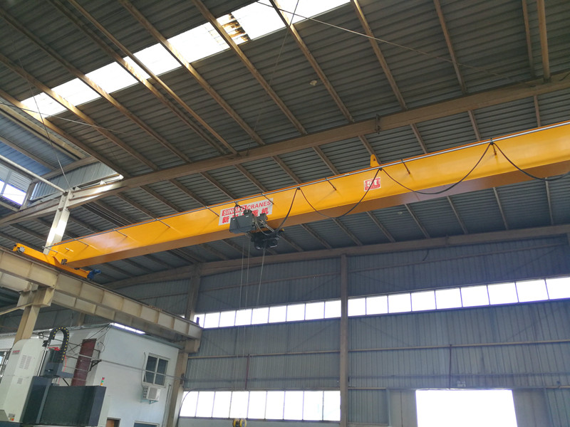 Electrical Hoist Single Girder Overhead Crane