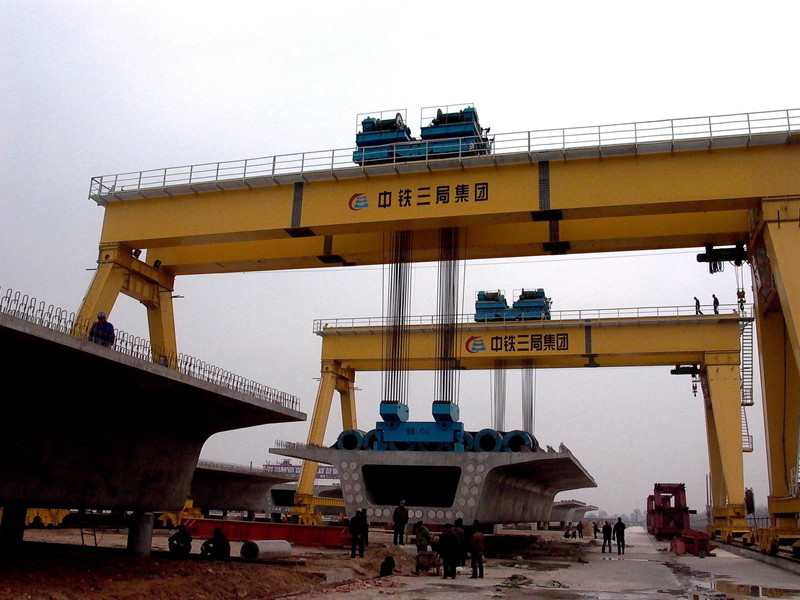 Highway Construction 450T Beam Lifting Gantry Crane