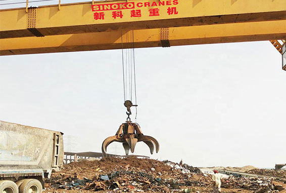 Scrap Yard Grab Gantry Cranes