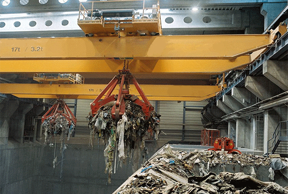 QZ Grab Bucket Overhead Crane