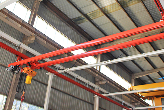 KBK light steel single rail track Monorail Suspension Overhead bridge Crane System