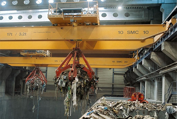 Overhead Crane For Garbage