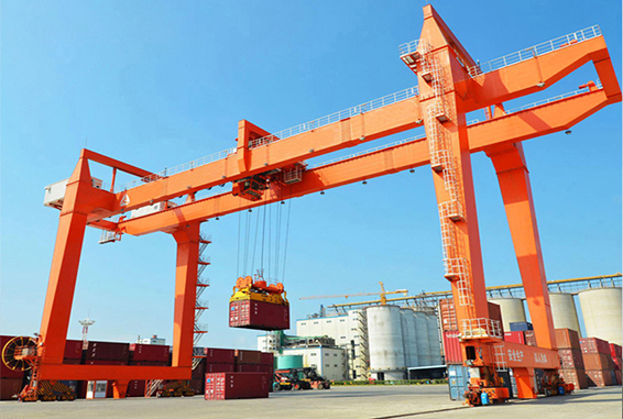 China 50 ton port rail container handling gantry cranes manufacturers price
