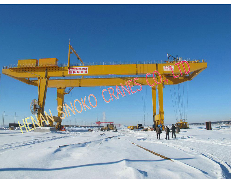40.5t Up Rotate Container Gantry Crane to Horgos Port