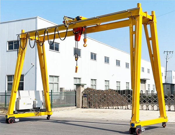 How Sinokocranes Solved Transporting various components in stainless steel production Challenges in Japan with a Custom 1 Ton Small Gantry Crane