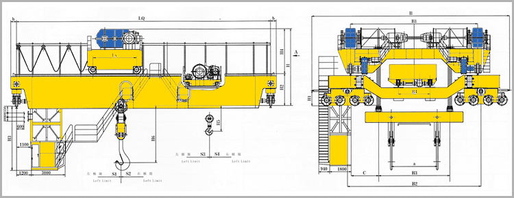 charging crane specification