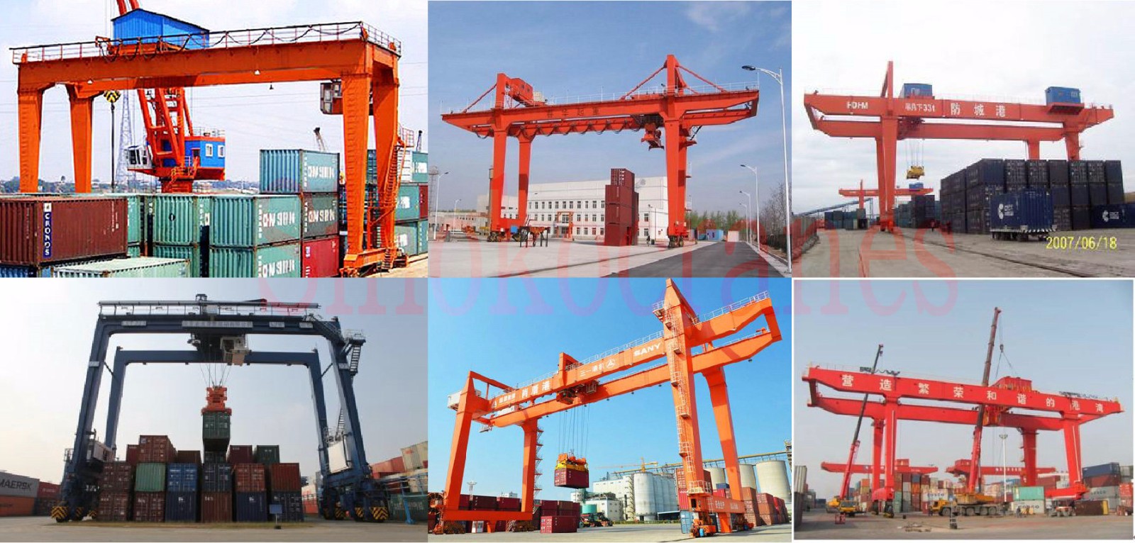 Railway Container Gantry Cranes Case