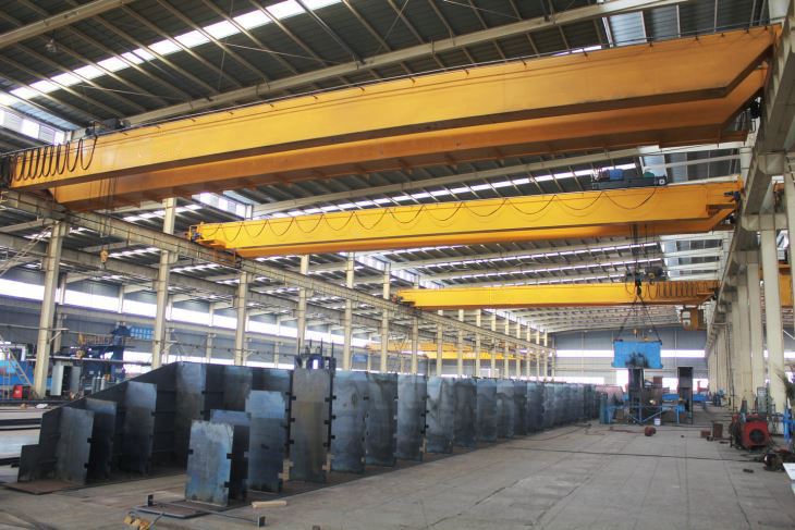100 ton heavy duty double beam girder overhead crane manufacturers