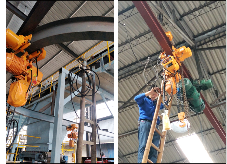 application of electric chain hoist