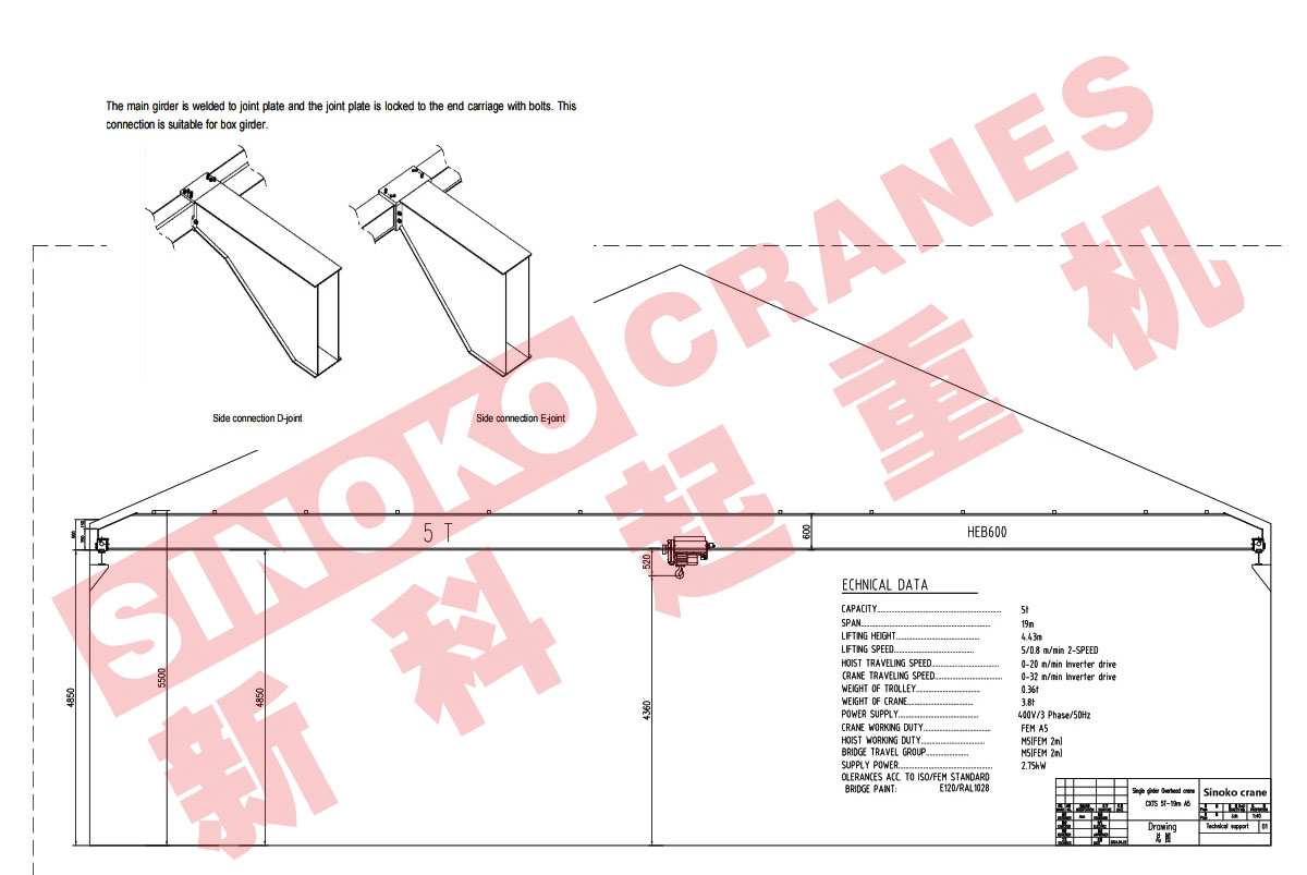 Enabling Rapid In-House Production for German Manufacturer with European 5-Ton Single Girder Crane Kits