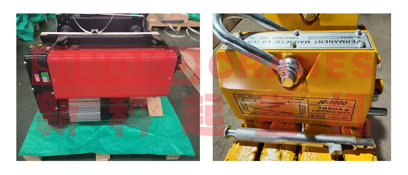 European Single Girder Overhead Crane Core Components - Steel Structure Manufacturing Application in Argentina