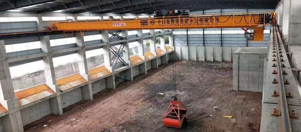 Building Materials & Cement | Intelligent Grab Crane Project